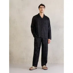 Sweet Dreams Black Cotton Polka Dot Pyjama Set-picture-31