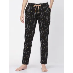Sweet Dreams Black Cotton Printed Pyjamas-picture-27