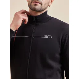 Sweet Dreams Black Geometric Printed Tracksuit image 4