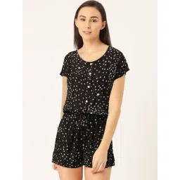 Sweet Dreams Black Printed Playsuit-picture-32