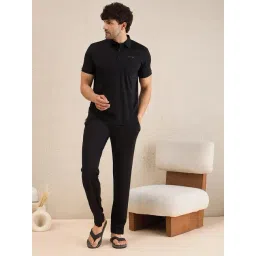 Sweet Dreams Black Regular Fit Solid Lounge Set-picture-30
