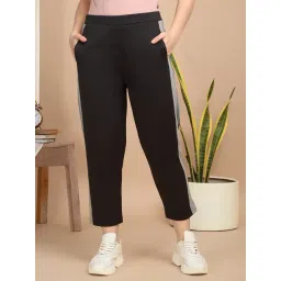 Sweet Dreams Black Regular Fit Solid Trackpants-picture-47