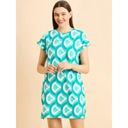 Sweet Dreams Blue Printed Sleep Tee-picture-28