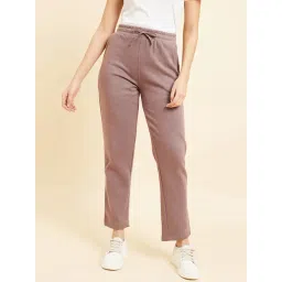 Sweet Dreams Brown Mid Rise Sports Track Pants-picture-16