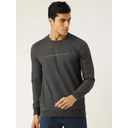 Sweet Dreams Charcoal Mel Regular Fit Printed Sweatshirt-picture-15