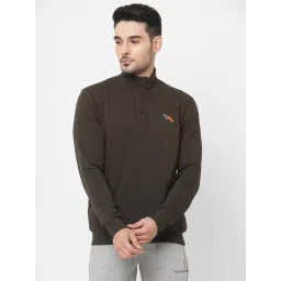 Sweet Dreams Dark Olive High Neck Sweatshirt-picture-22