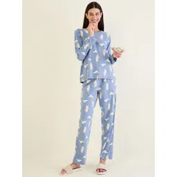 Sweet Dreams Graphic Printed Round Neck Pure Cotton T-Shirt & Pyjamas-picture-29