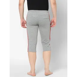 Sweet Dreams Grey Mel Regular Fit Solid Capri Shorts image 2