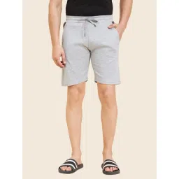 Sweet Dreams Grey Melange Regular Fit Lounge Shorts-picture-29