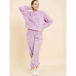 Sweet Dreams Lavender Winter Track Suit-picture-35