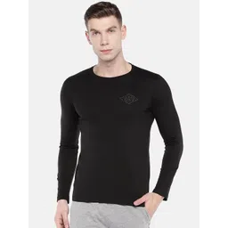Sweet Dreams Men Black Solid Round Neck T-shirt-picture-25