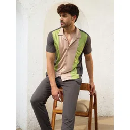 Sweet Dreams Men Colourblocked Night suit-picture-31