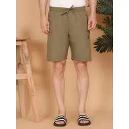 Sweet Dreams Men Mid-Rise Cotton Lounge Shorts-picture-36
