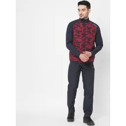 Sweet Dreams Men Navy Blue Printed Full Sleeves Fleece Tracksuit-picture-10