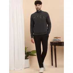 Sweet Dreams Men Printed Cotton Mock Collar Long Sleeves Mid-Rise Tracksuit-picture-21