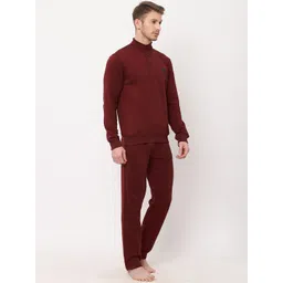 Sweet Dreams Men Red Solid Tracksuits image 3