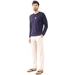 sweet dreams Men's Cotton Blend Solid Pajama Set Pack of 2 (1002GXCO Night Navy 5XL)-picture-20