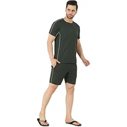 sweet dreams Men's Solid Shorts Set-picture-15