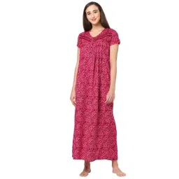 Sweet Dreams Multicolor Printed Nighty-picture-35