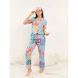 Sweet Dreams Multicolor Printed Shirt With Pyjamas-picture-35
