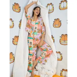 Sweet Dreams Multicolor Relaxed Fit Printed Night Suit-picture-36