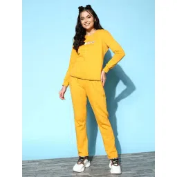 Sweet Dreams Mustard Regular Fit Track Suit-picture-46