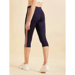Sweet Dreams Navy Cotton Capris image 2
