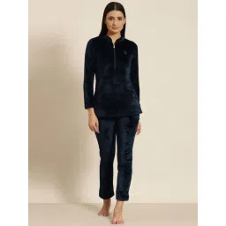 Sweet Dreams Navy Jacket Pyjama Set-picture-41