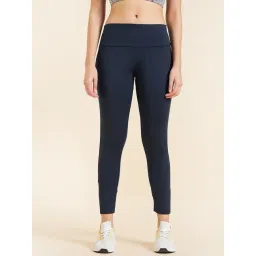 Sweet Dreams Navy Mid Rise Sports Tights-picture-24