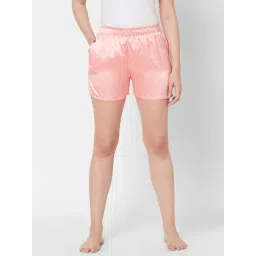 Sweet Dreams Peach Polka Dots Shorts-image-10