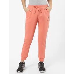 Sweet Dreams Peach Regular Fit Joggers-image-6