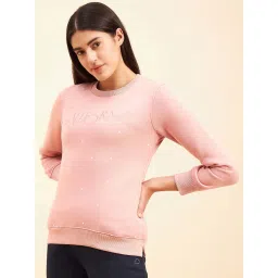 Sweet Dreams Pink Polka Dots Sweatshirt image 3