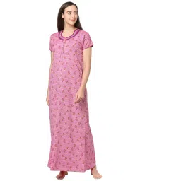 Sweet Dreams Pink Printed Nighty-picture-22