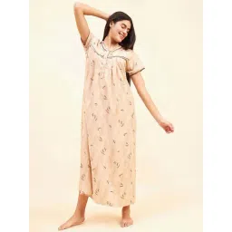 Sweet Dreams Pink Printed Nighty-picture-25