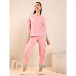 Sweet Dreams Pink Printed Top With Pyjamas-picture-10