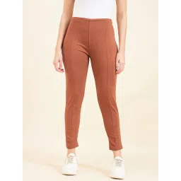 Sweet Dreams Rust Mid Rise Sports Tights-picture-40