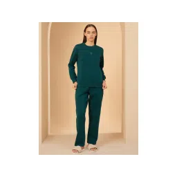 Sweet Dreams Teal Solid Sweatshirt and Pant-picture-12