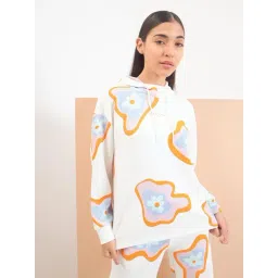 Sweet Dreams Vanila Ice Polyester Geometric Pyjama Set-picture-37