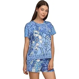 sweet dreams Women Floral Print Top and Shorts Set-picture-54