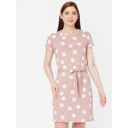 Sweet Dreams Women Pink Printed Nightdress-picture-42