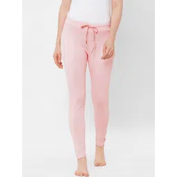 Sweet Dreams Women Pink Solid Cotton Lounge Pants-picture-21