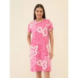 Sweet Dreams Women Printed Night Dress-picture-39