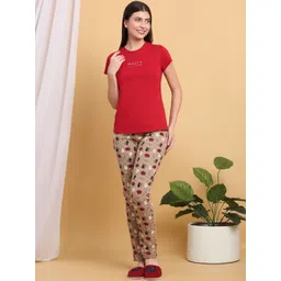 Sweet Dreams Women Printed Night suit-picture-24