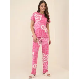 Sweet Dreams Women Printed Night suit-picture-27