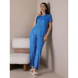 Sweet Dreams Women Printed Pyjama Set-picture-39
