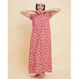 sweet dreams Women Printed Round-Neck Nightie-picture-16