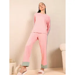 Sweet Dreams Women Solid Top With Pyjama-picture-16