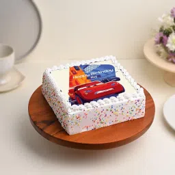 Sweet Drive Car Theme Cake-picture-17
