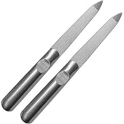 Sweetpea�.Fx Stainless Steel Professional Nail File Double Sides Great for Thick Nails set of 2-picture-27