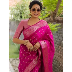 SWEETPEL Woven Design Zari Banarasi Saree-picture-27